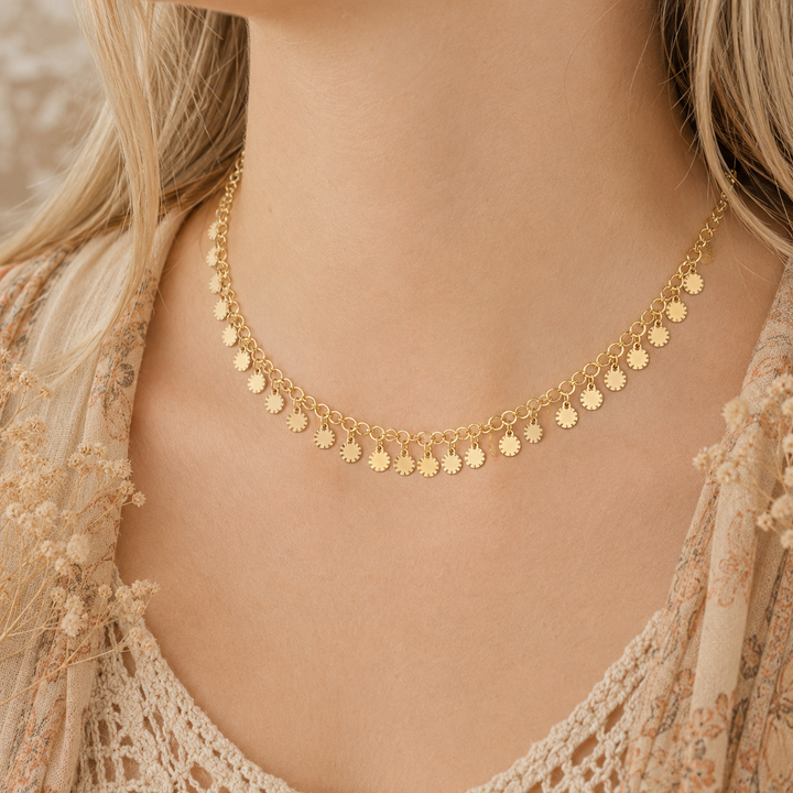 Eclipse Gold Choker