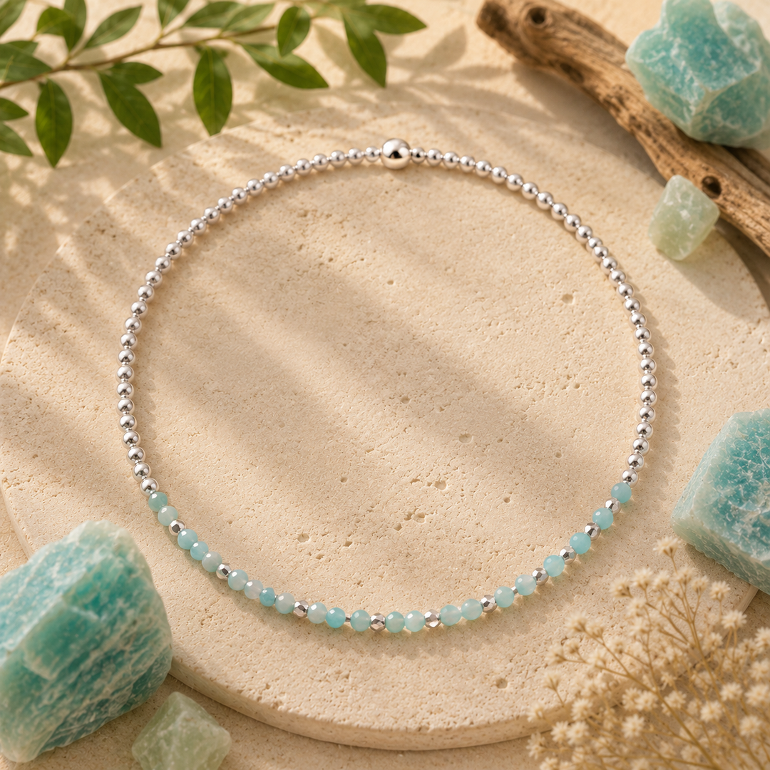 Dainty Amazonite Serenity Stretch