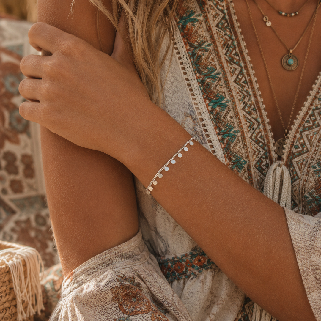 Bracelet - Silver gypsy Bracelet