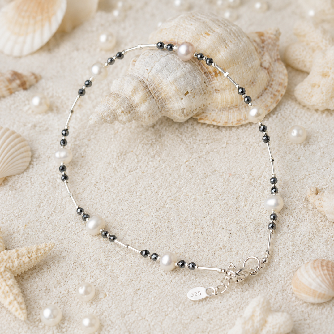 anklets pearl beaded anklet