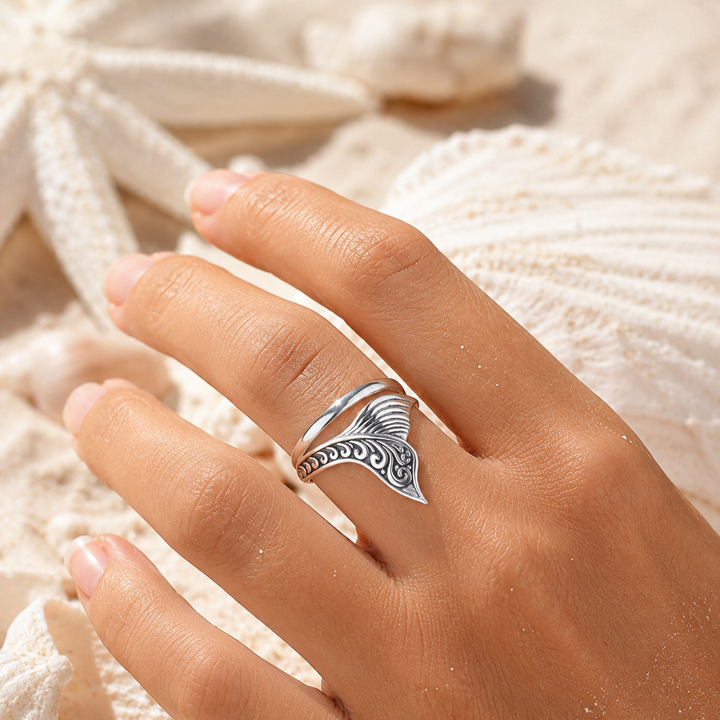 Bohemian Whale Tail Ring