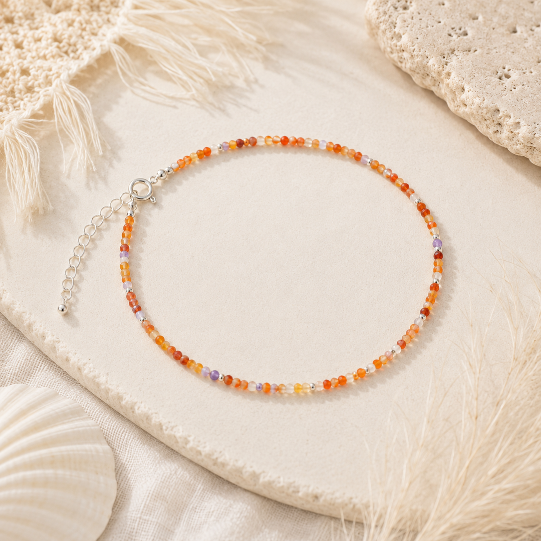 Assorted Gemstone Anklets