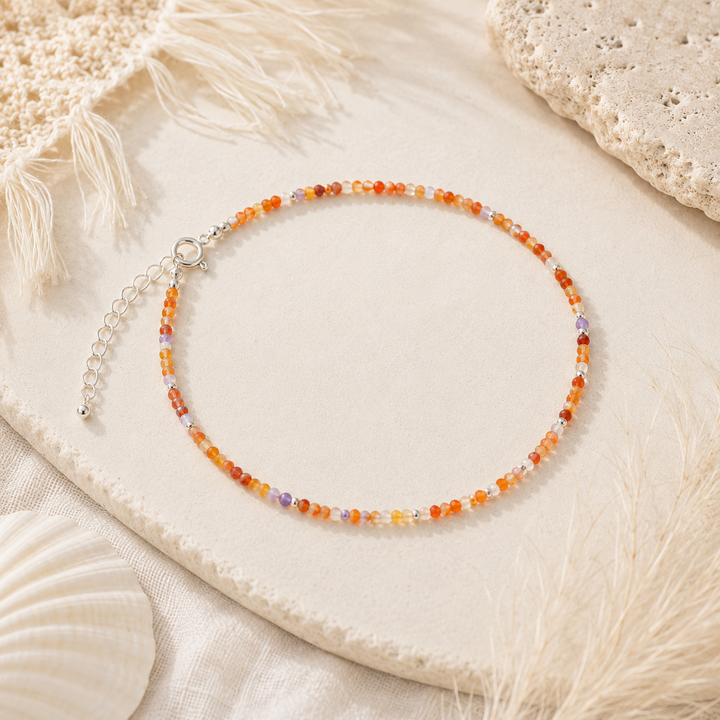 Assorted Gemstone Anklets