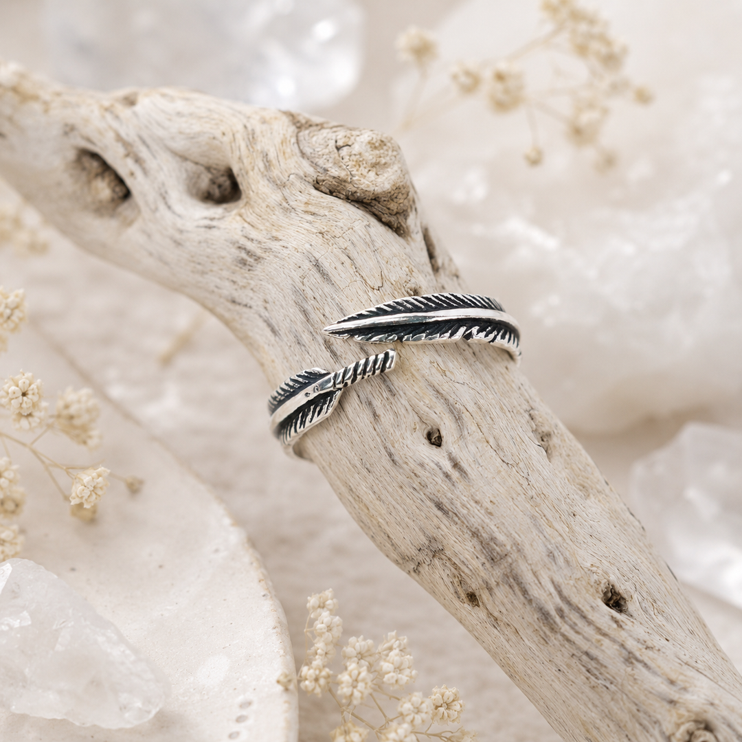 Toe Ring - Feather toe ring