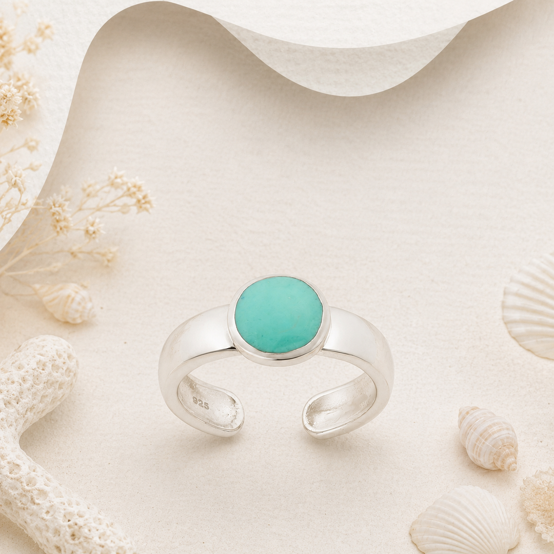Turquoise Toe Ring