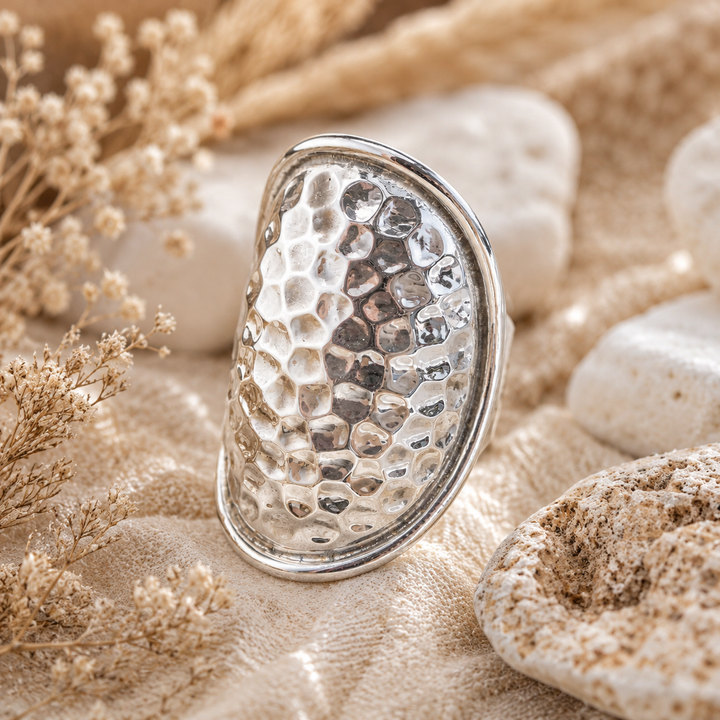 Rings - Sterling Silver Shield ing