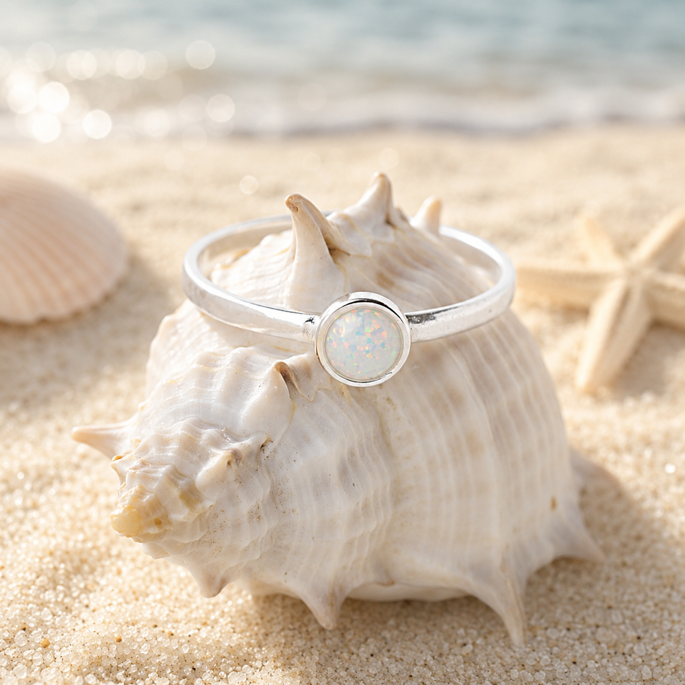 rings - opal ring