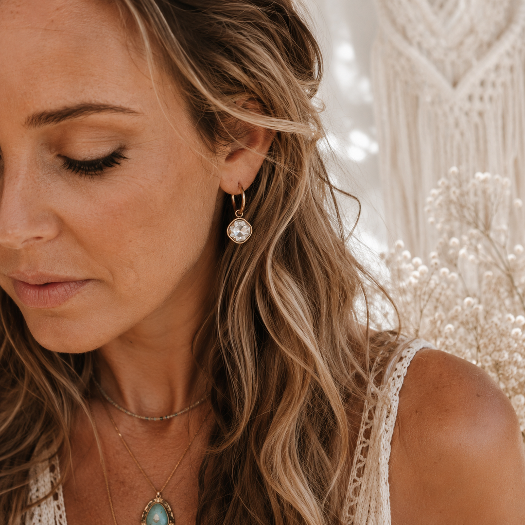Daydream Crystal Hoops