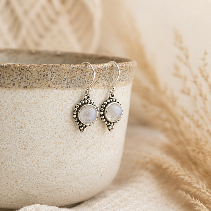 Earrings - Moonstone earrings