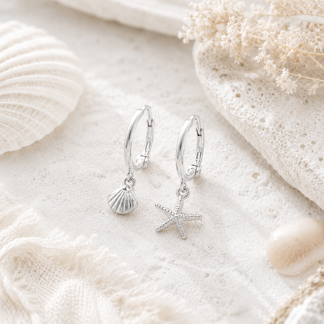 Earrings - Seaside Huggies