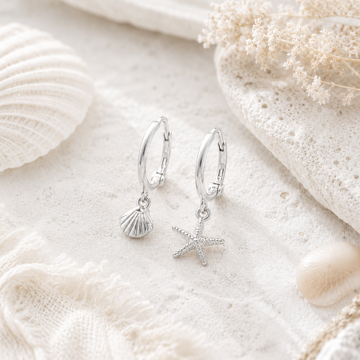 Earrings - Seaside Huggies