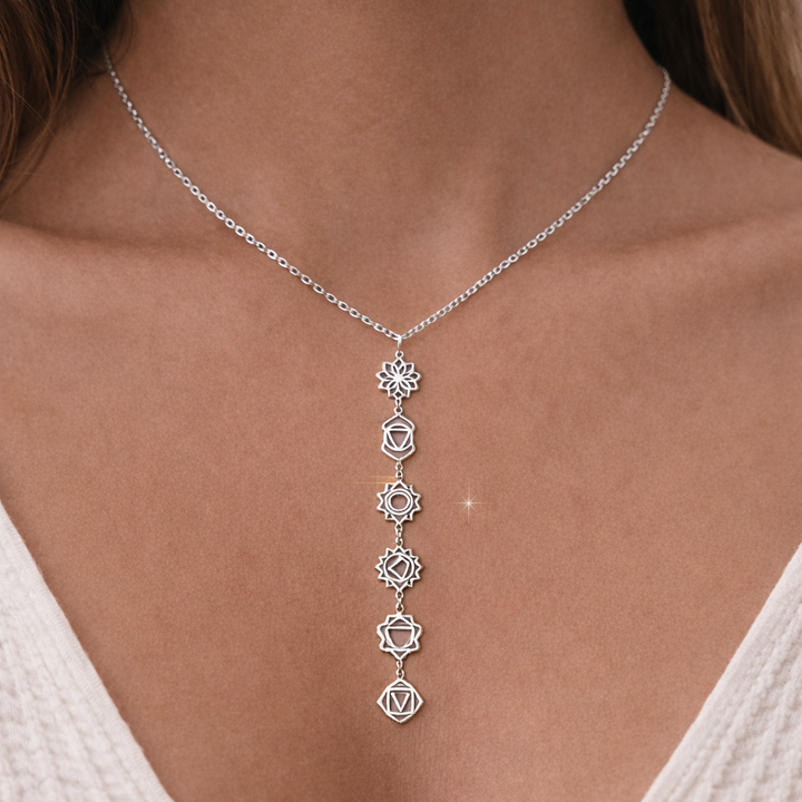 Silver Chakra Flow Necklace