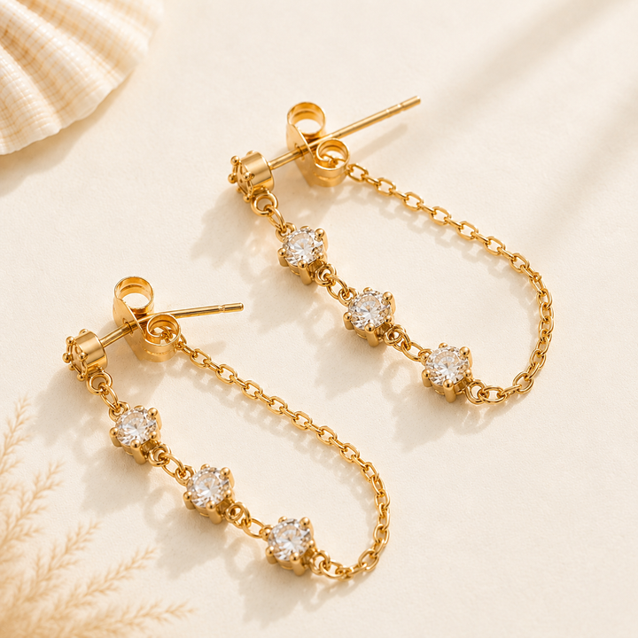 Golden Chain Studs
