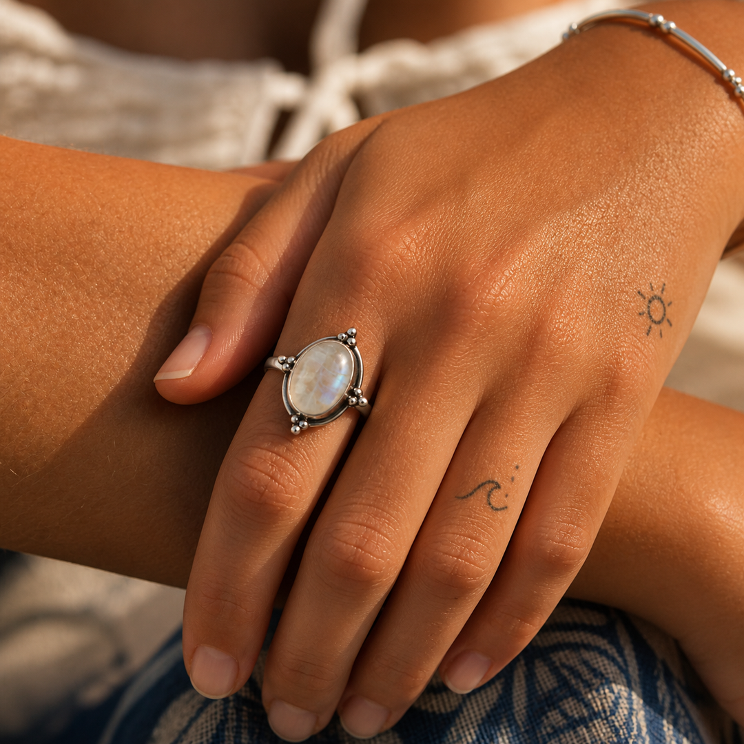 Rings - Bohemian Moonstone ring