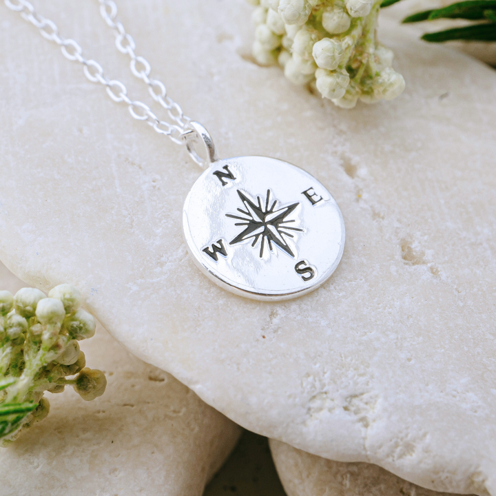 Dainty Compass Necklace
