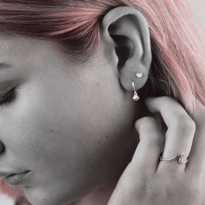 Golden Fire Snow Studs