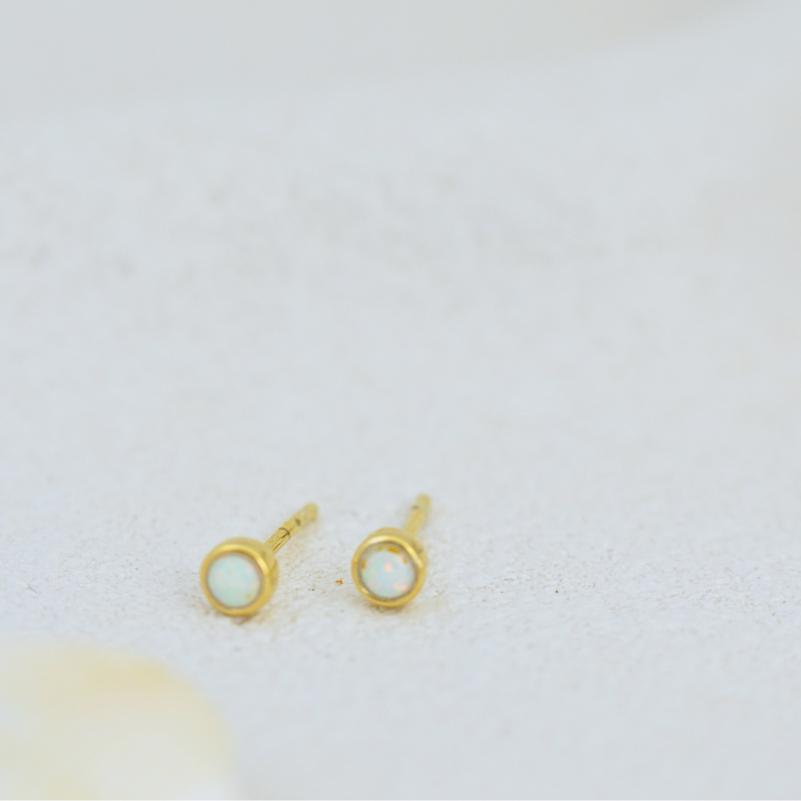 Golden Fire Snow Studs