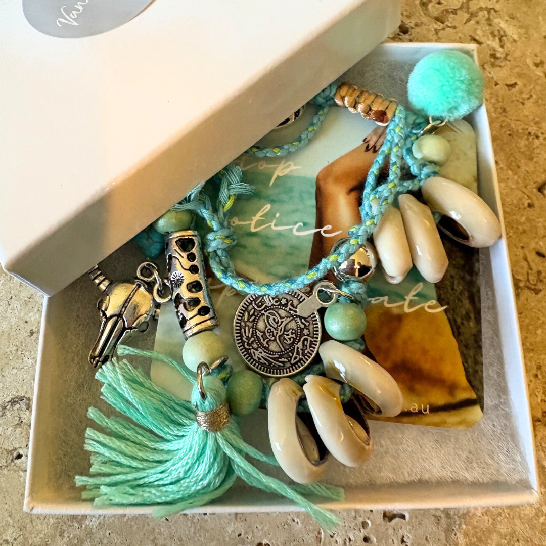 Turquoise Wanderlust Anklet