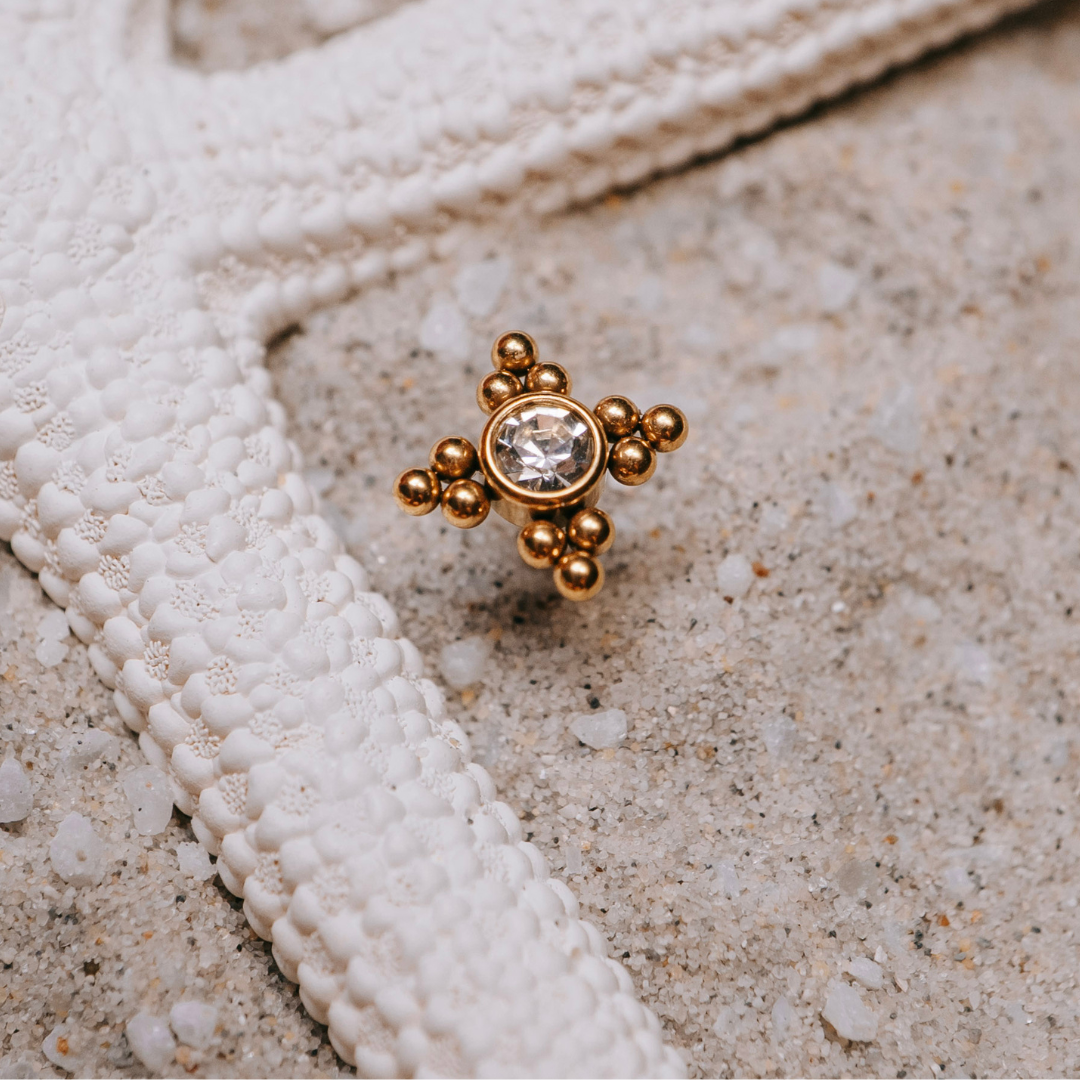 Golden Star Studs