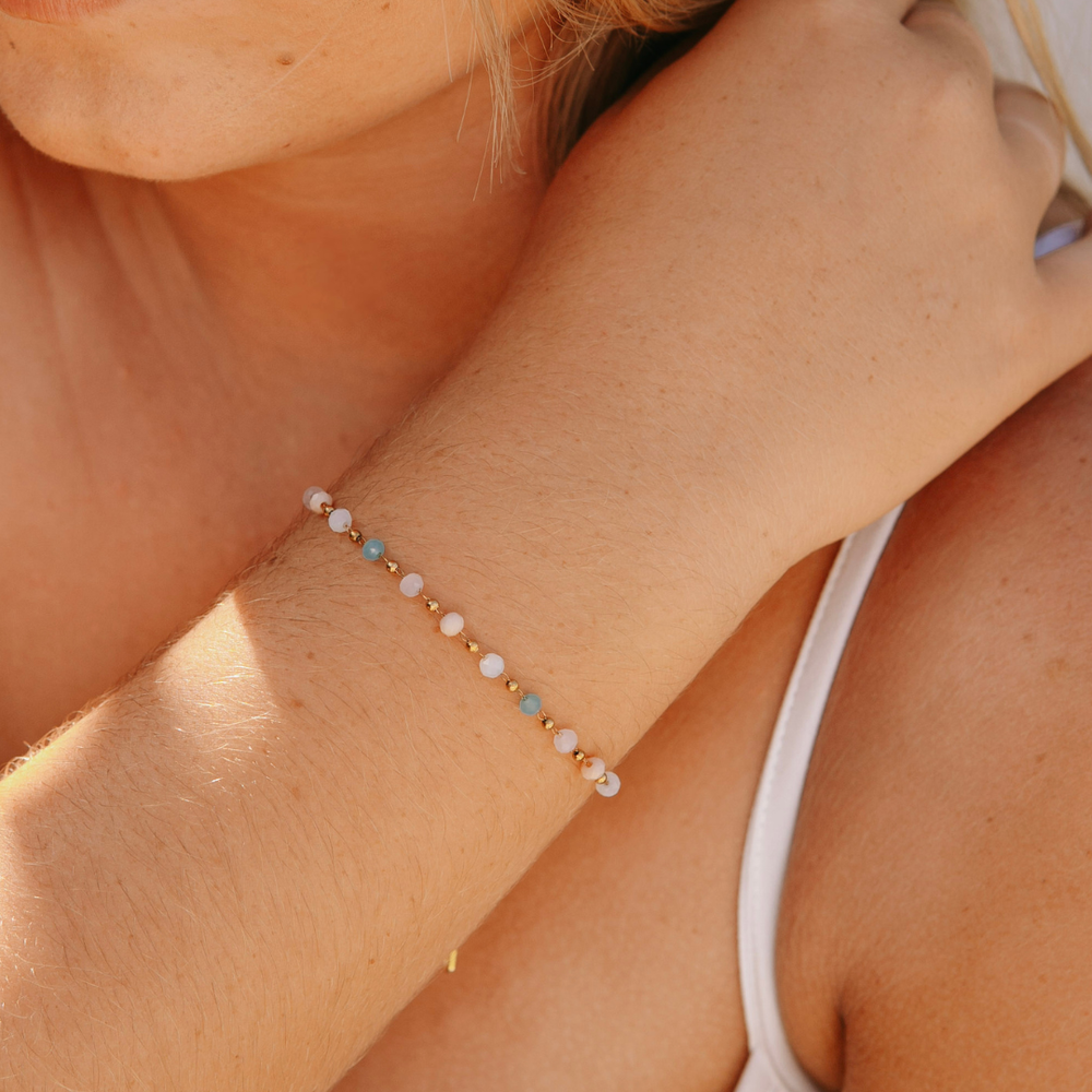Bracelets - Dainty Gold and Punk Bracelet