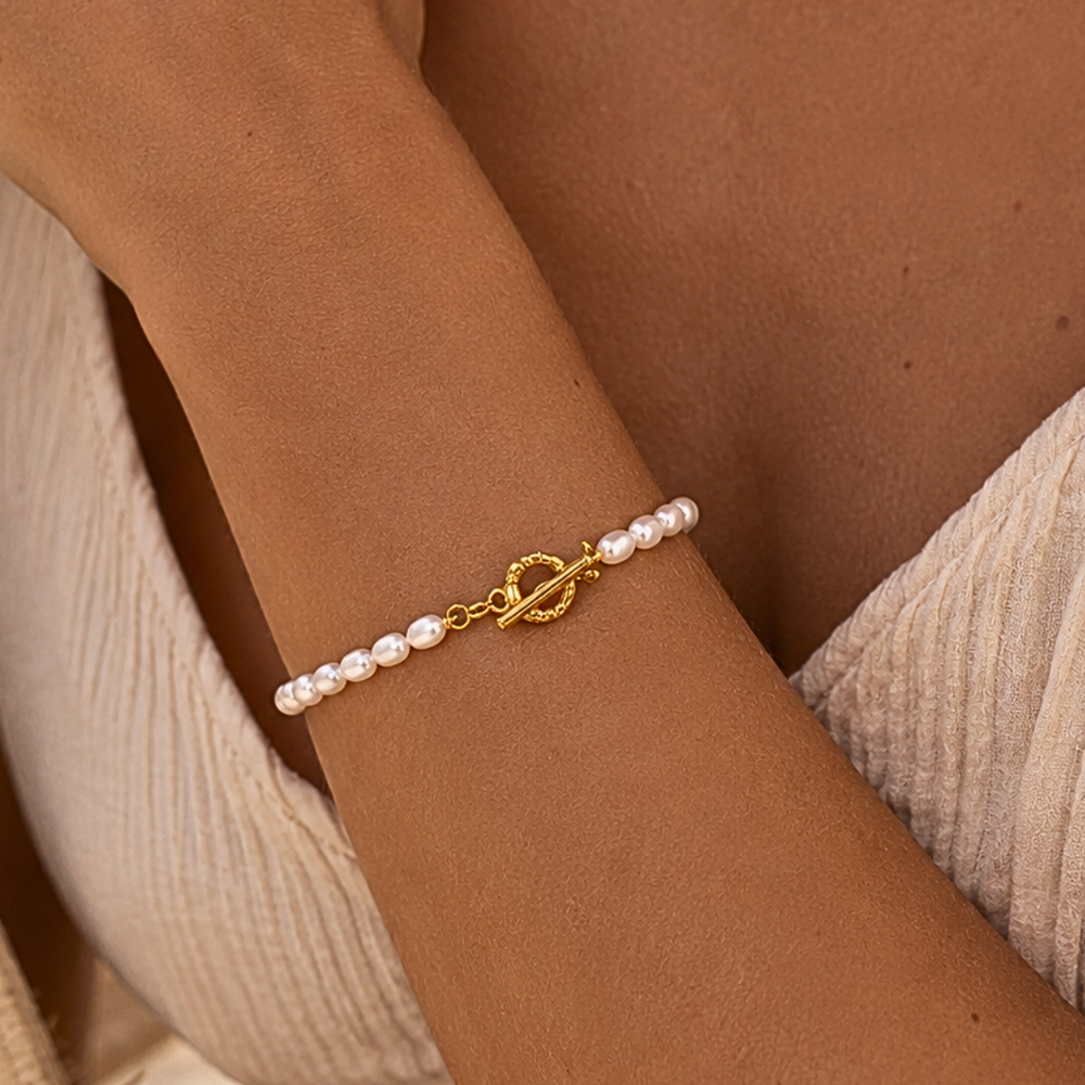 Bracelets - Pearl Toggle Bracelet