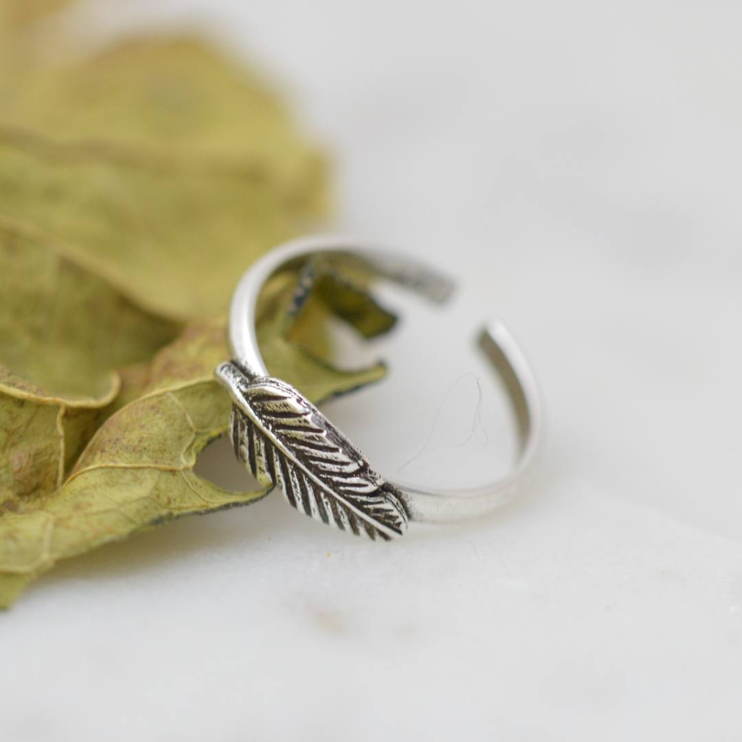 Toe rings - Leaf toe ring