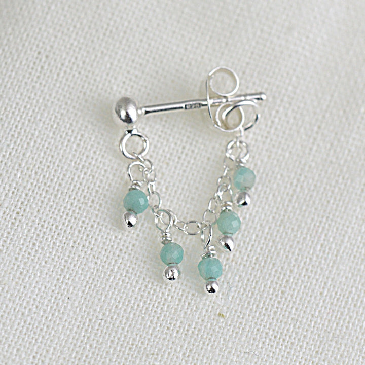 Amazonite Mini Bead Studs