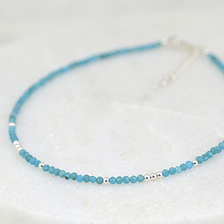 Anklets - Blue Apatite Anklet