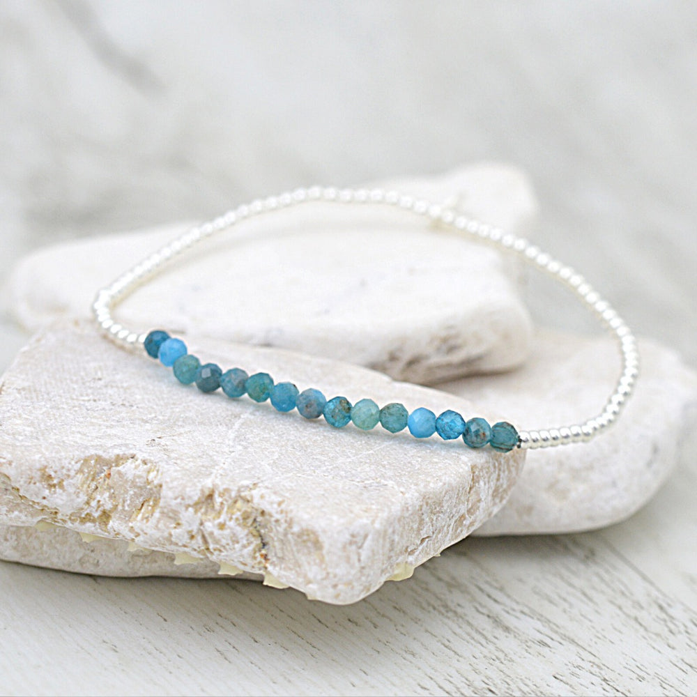 Bracelets - Blue Apatite Bracelet