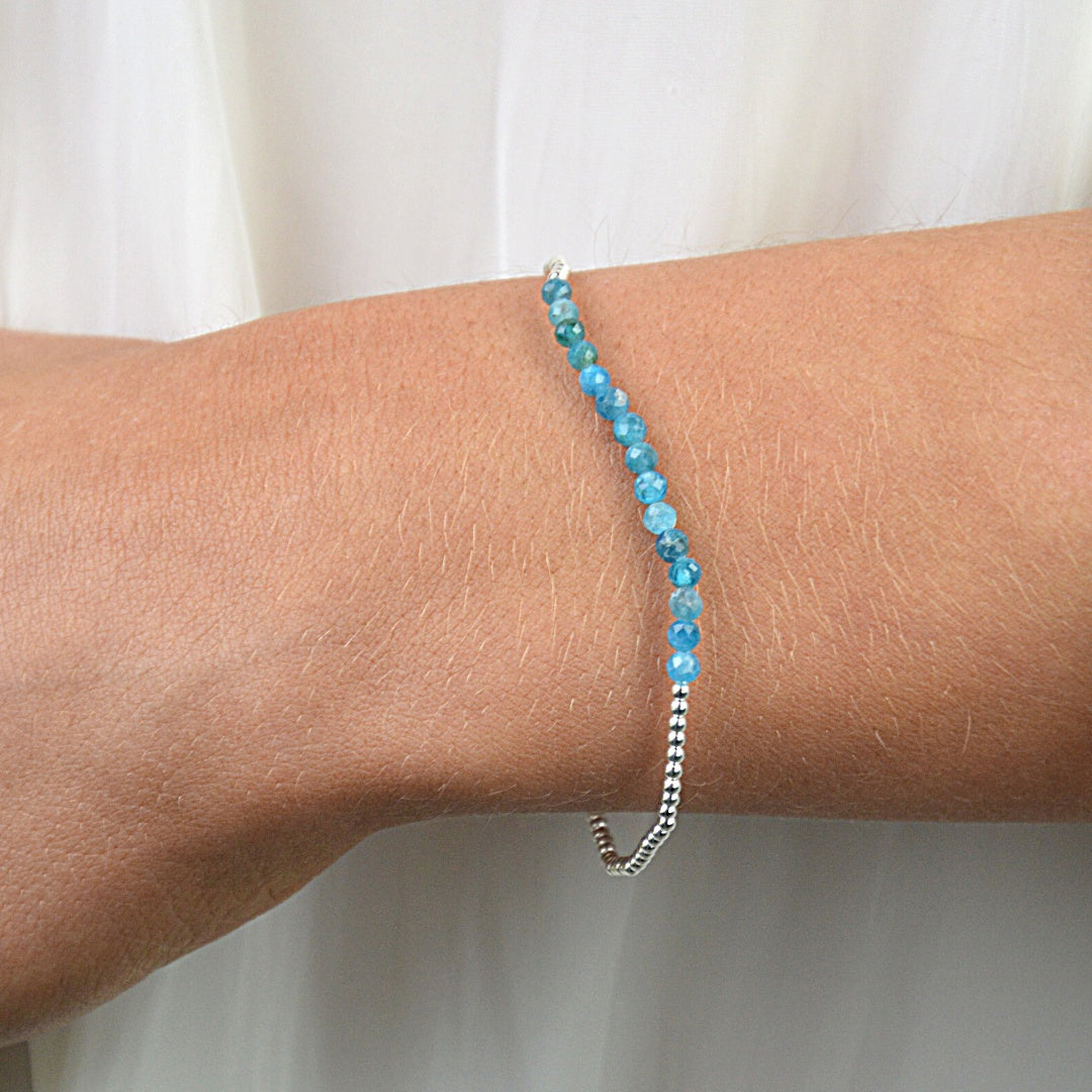 Bracelets - Blue Apatite Bracelet