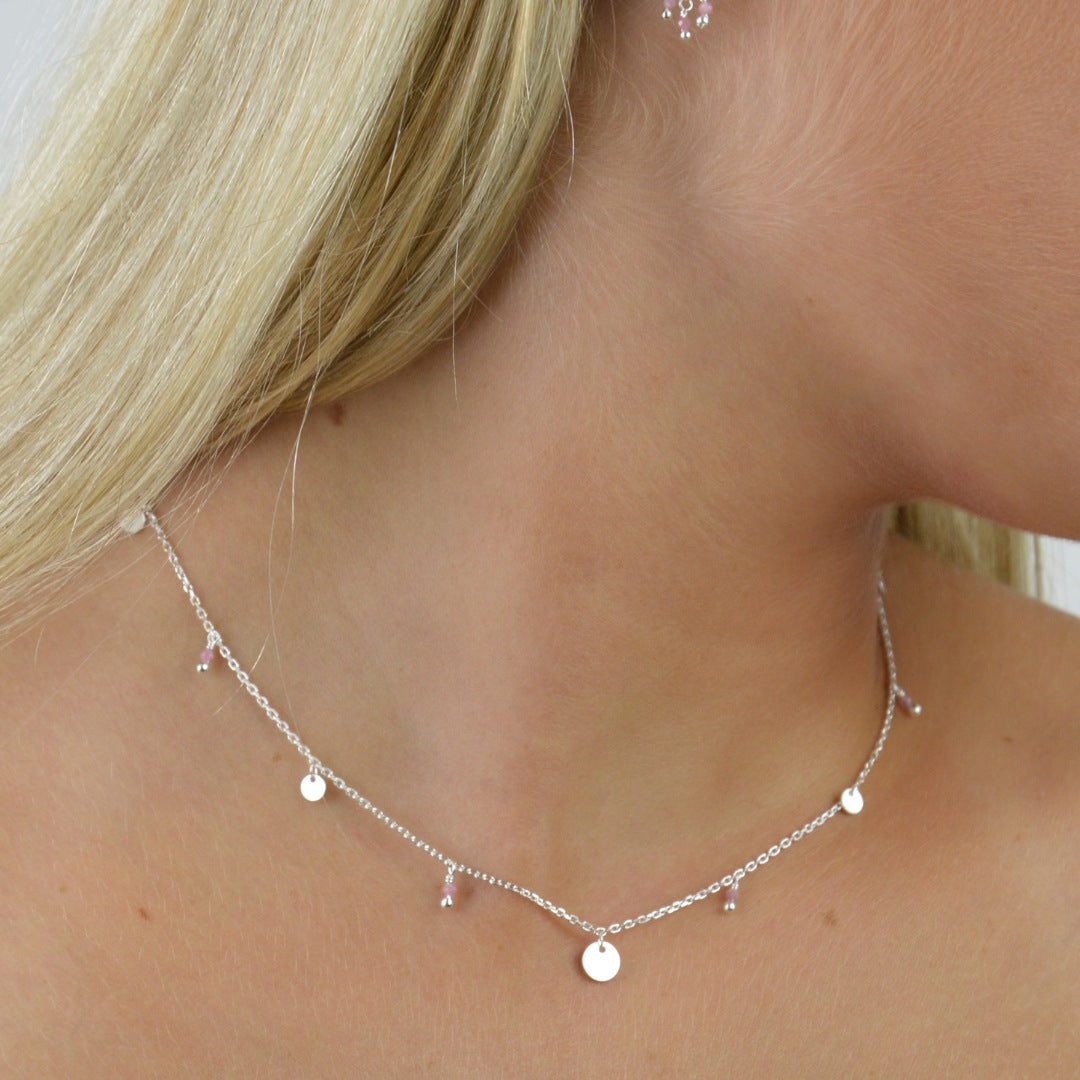 Necklaces - Pink Serenity Choker