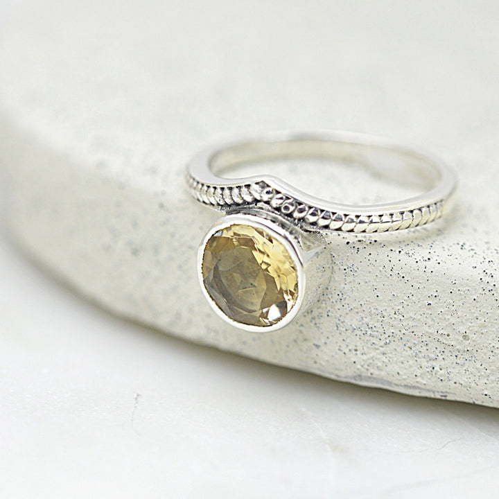 Rings - Silver Citrine Ring