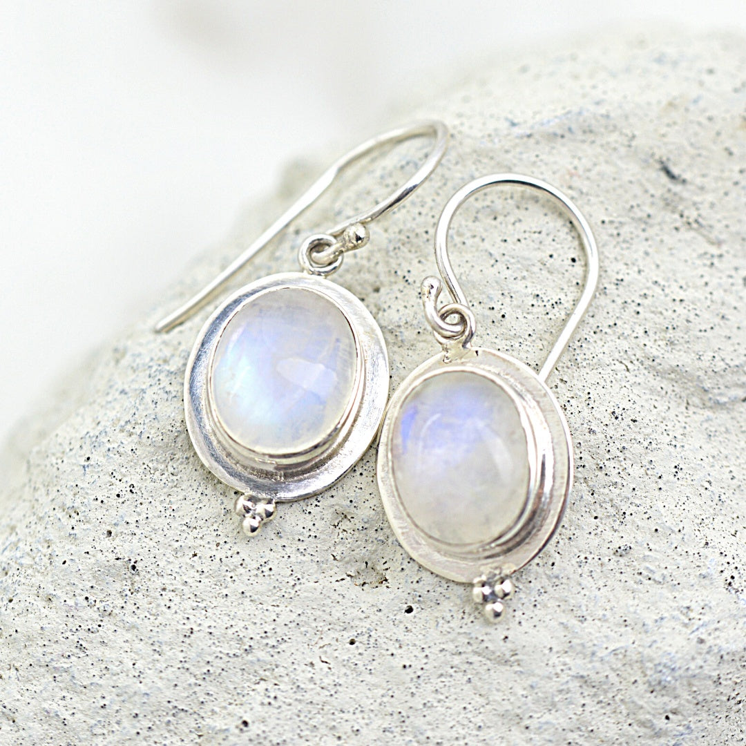 Earrings - Bohemian Moonstone Earrings