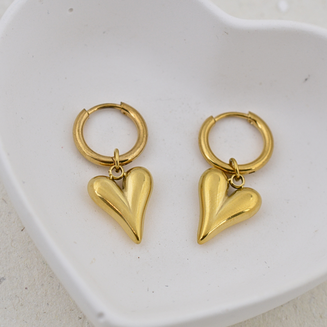 Earrings - Waterproof Gold Earrings