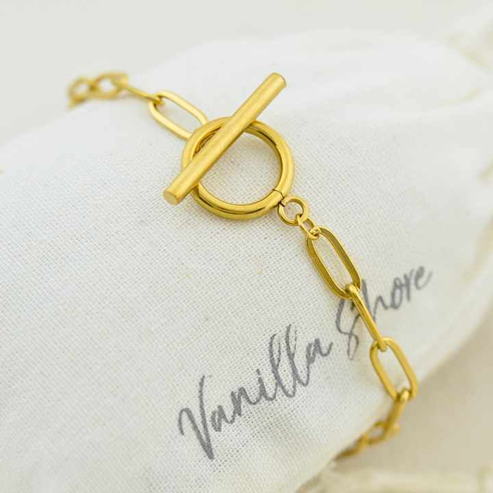 Golden Toggle Bracelet