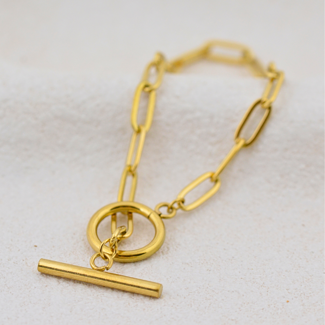 Golden Toggle Bracelet
