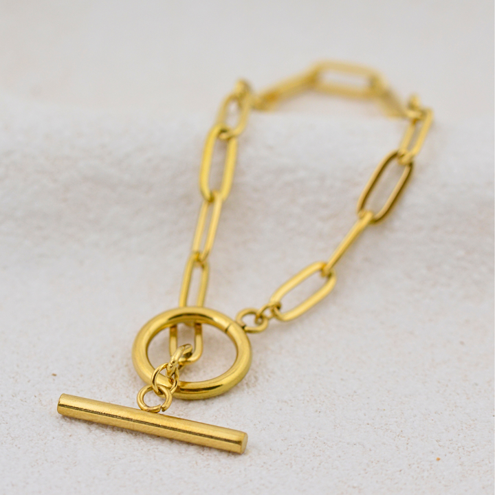 Golden Toggle Bracelet