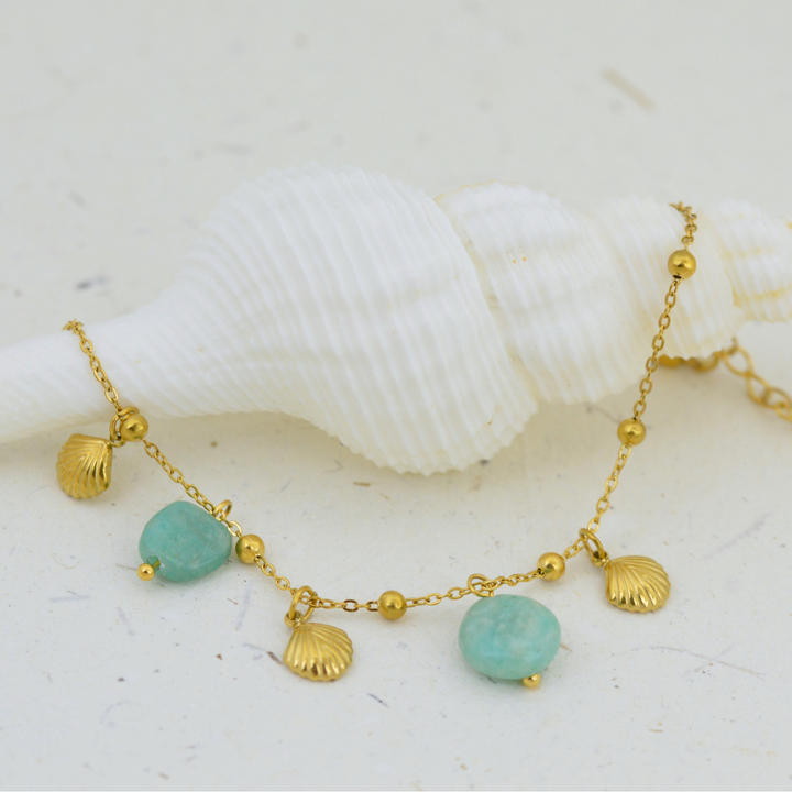 Anklets - Gold shell Anklet