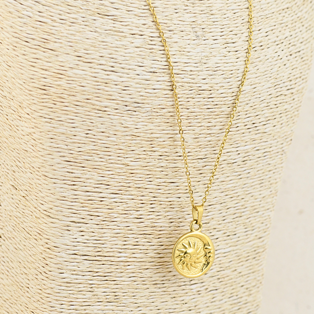 Necklaces - Gold Celestial Necklace 