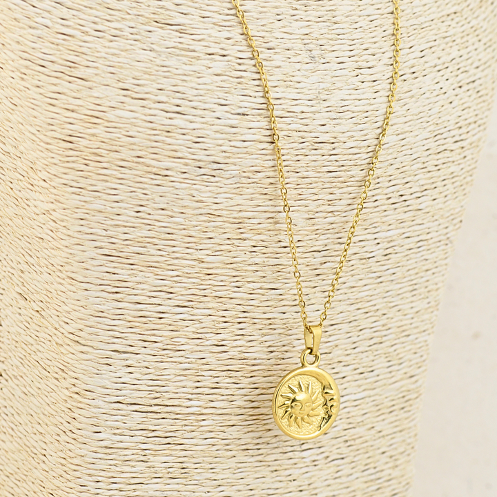 Necklaces - Gold Celestial Necklace 