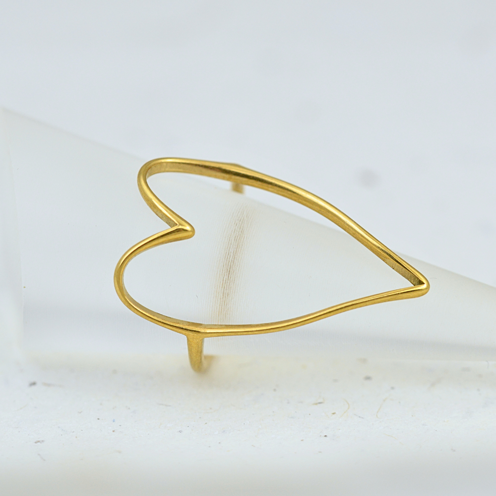 Rings - Large Gold Heart Ring