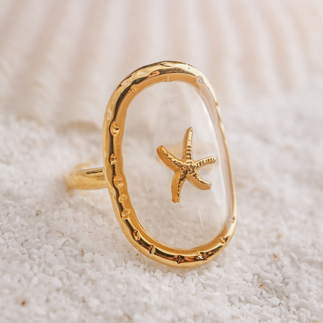 Rings - Gold Starfish Ring