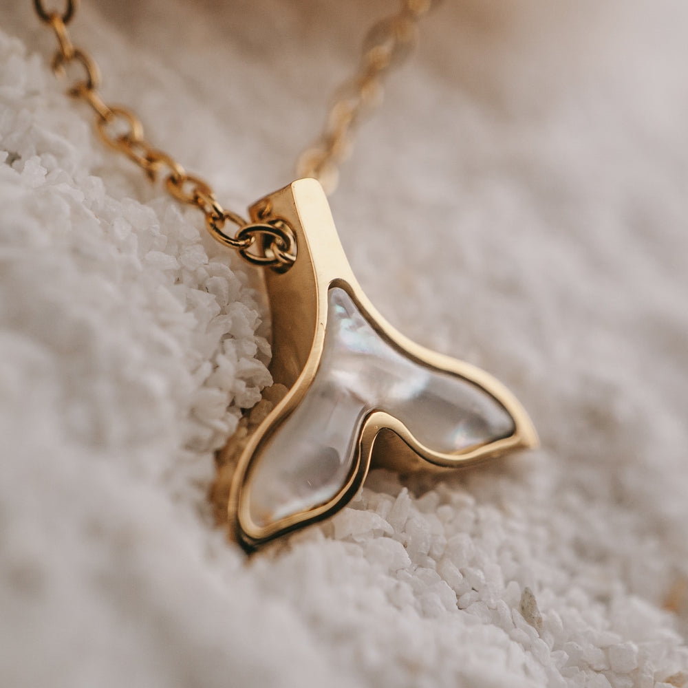 Necklaces - Waterproof Whale Tail Necklace