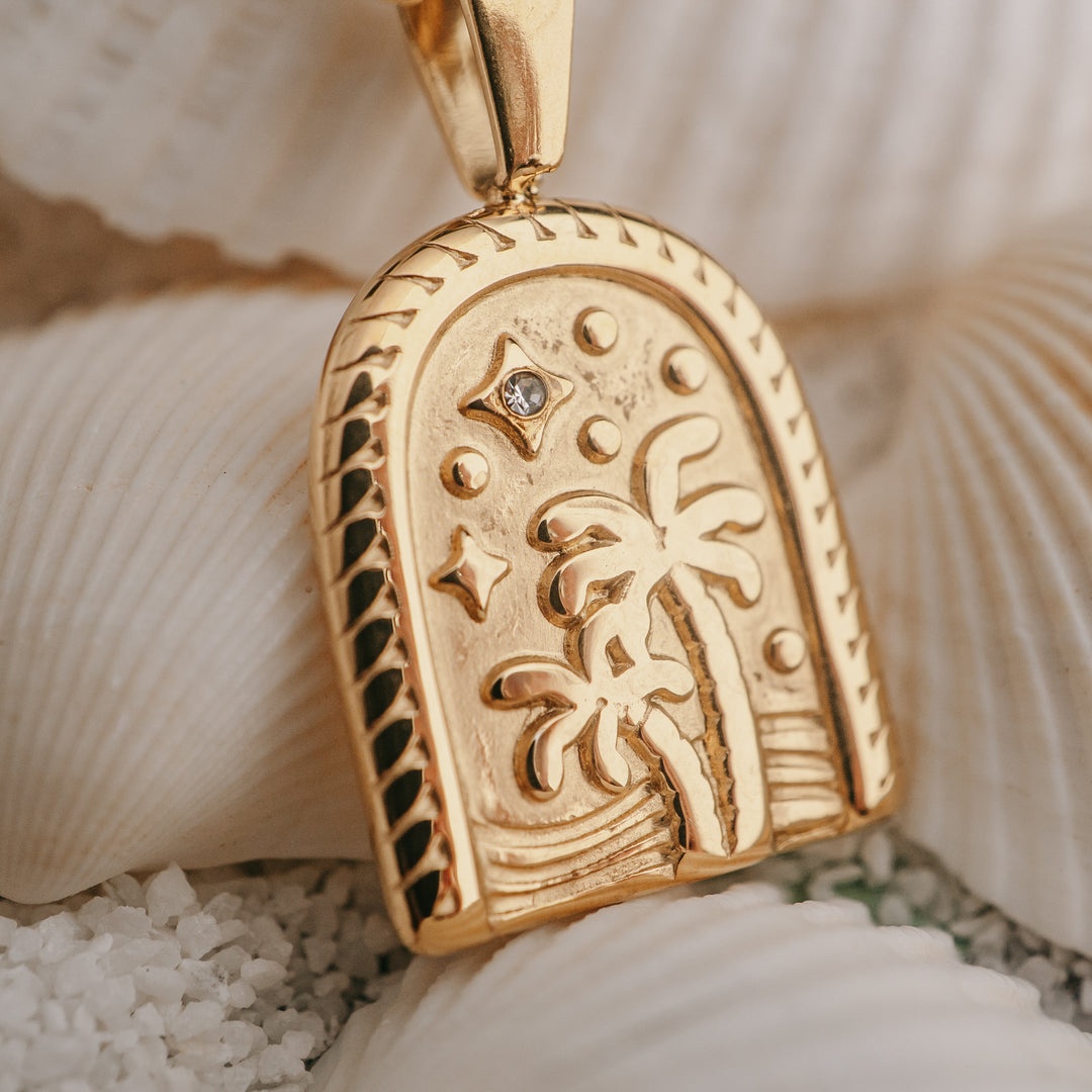 Golden Palms Necklace