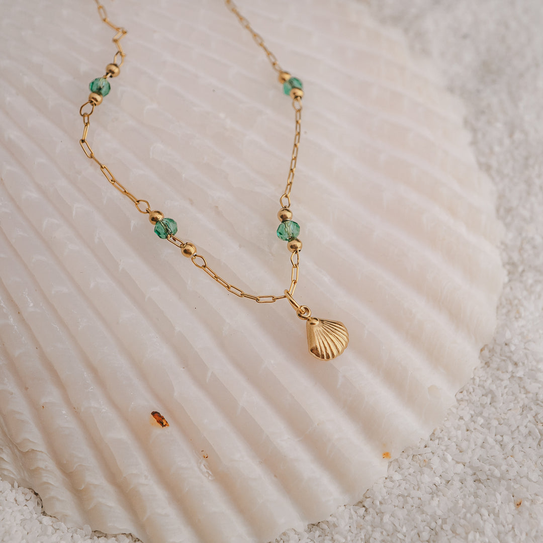 Little Emerald Coastal Necklace