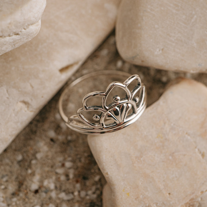 Lotus Crown Ring