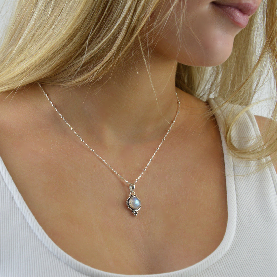 Aura Moonstone Necklace