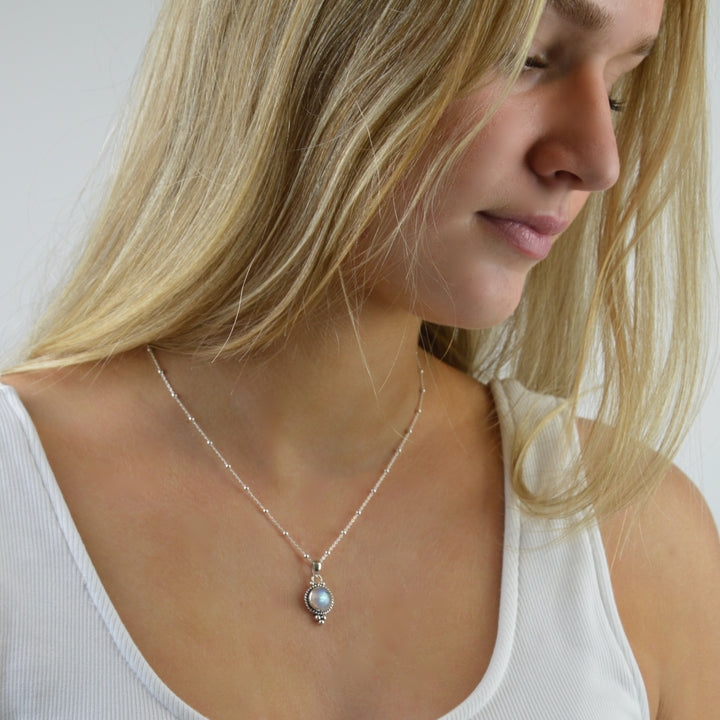 Aura Moonstone Necklace