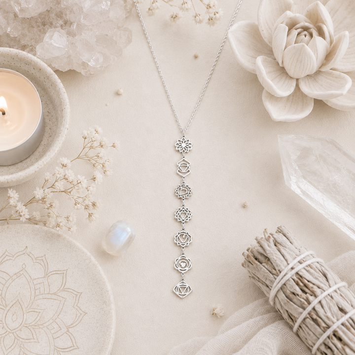 Silver Chakra Flow Necklace