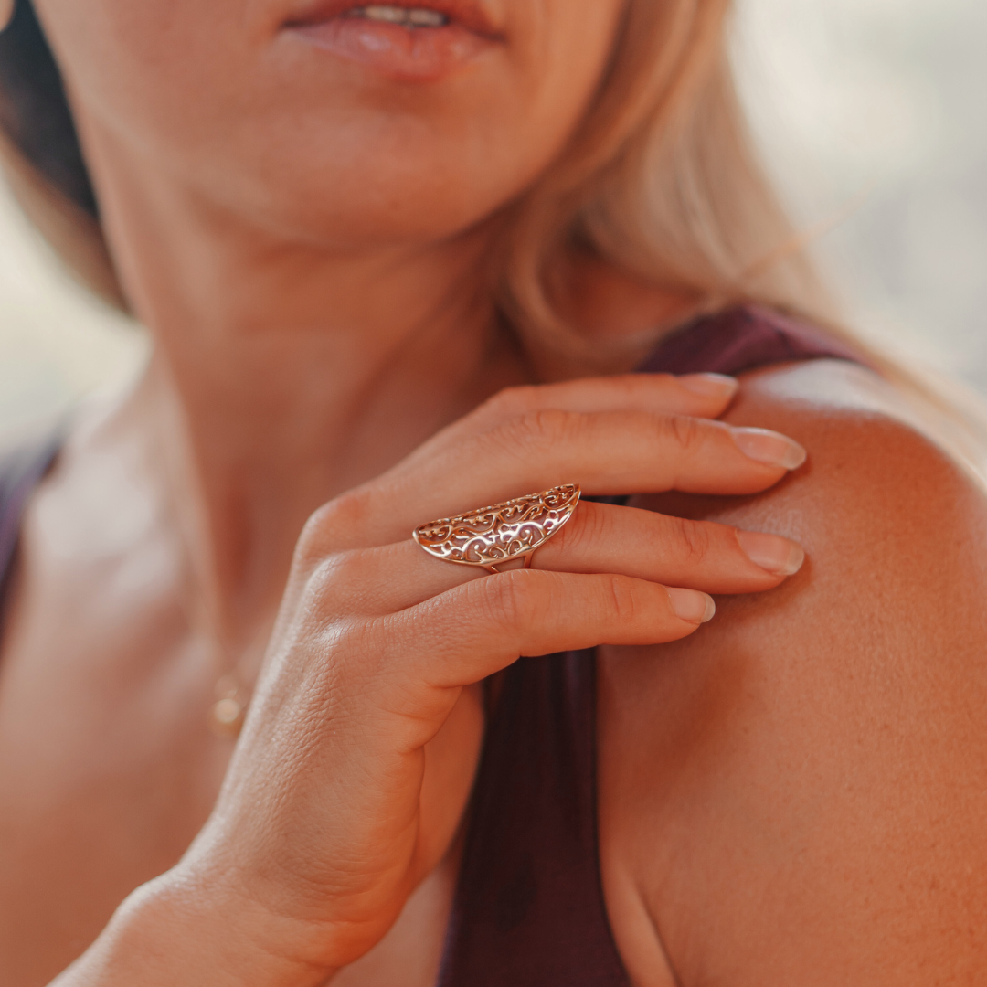 Fleur de Gold Ring
